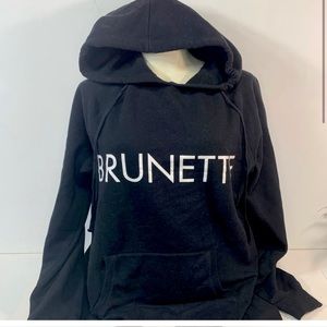 BRUNETTE THE LABEL FRAYED HOODIE